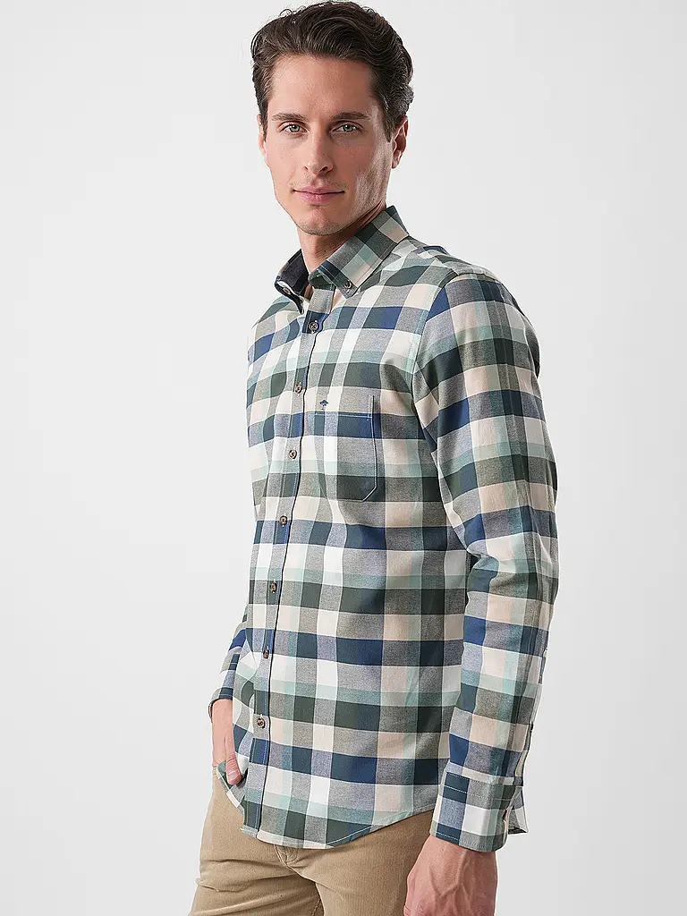 FYNCH-HATTON | Camisa de franela corte regular | 