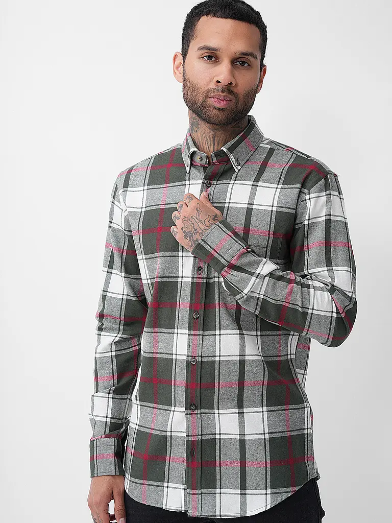 FYNCH-HATTON | Camisa de franela corte regular | 