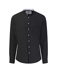 FYNCH-HATTON | Camisa de lino corte casual | Negro