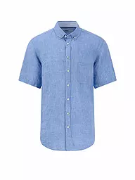 FYNCH-HATTON | Camisa de lino corte casual | Azul