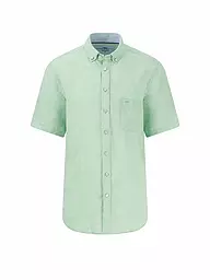 FYNCH-HATTON | Camisa de lino corte casual | Verde claro