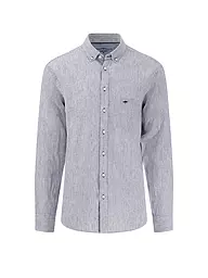 FYNCH-HATTON | Camisa de lino corte casual | Azul