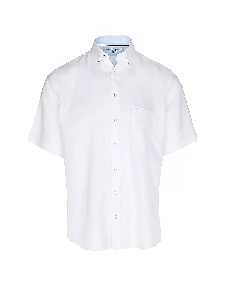FYNCH-HATTON | Camisa de lino corte casual | Blanco