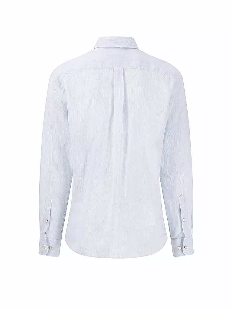 FYNCH-HATTON | Camisa de lino corte casual | Azul claro