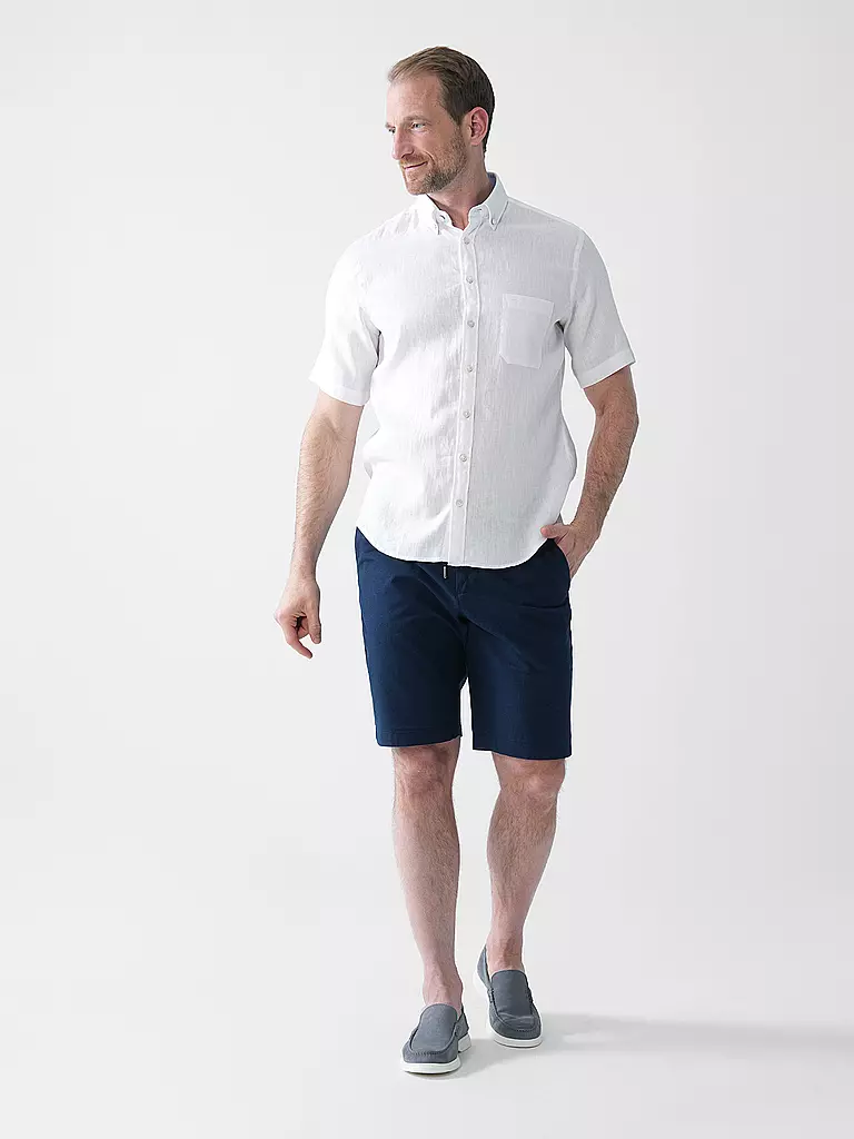 FYNCH-HATTON | Camisa de lino corte casual | Blanco