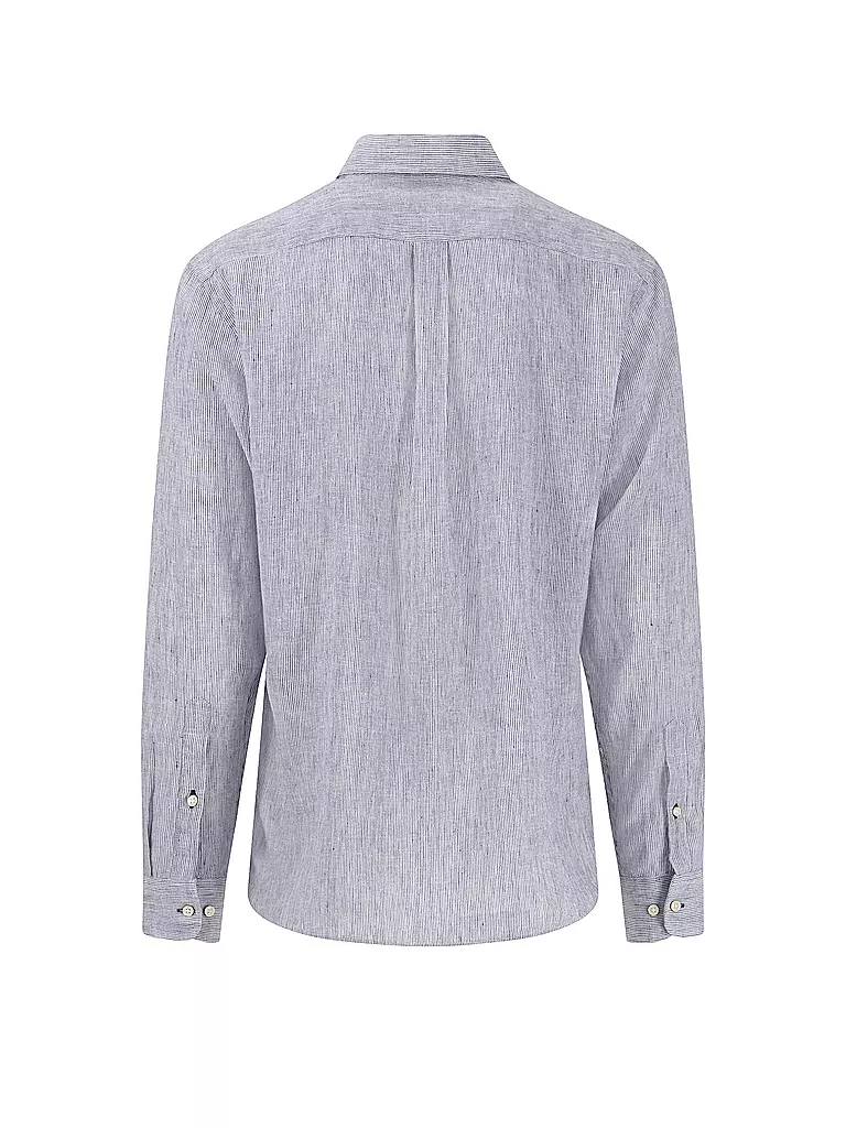 FYNCH-HATTON | Camisa de lino corte casual | Azul