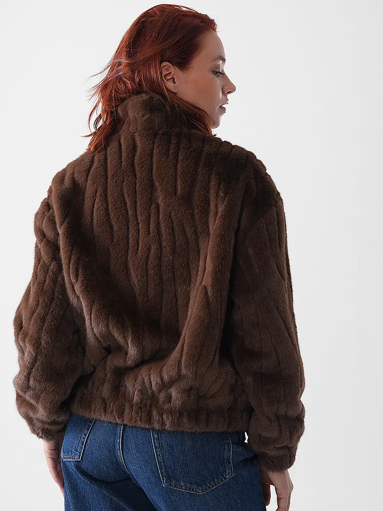 FYNCH-HATTON | Chaqueta de aspecto de piel | Marrón