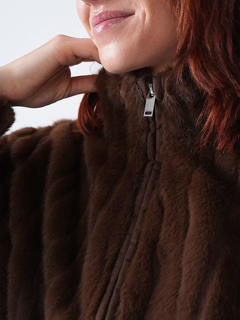 FYNCH-HATTON | Chaqueta de aspecto de piel | Marrón