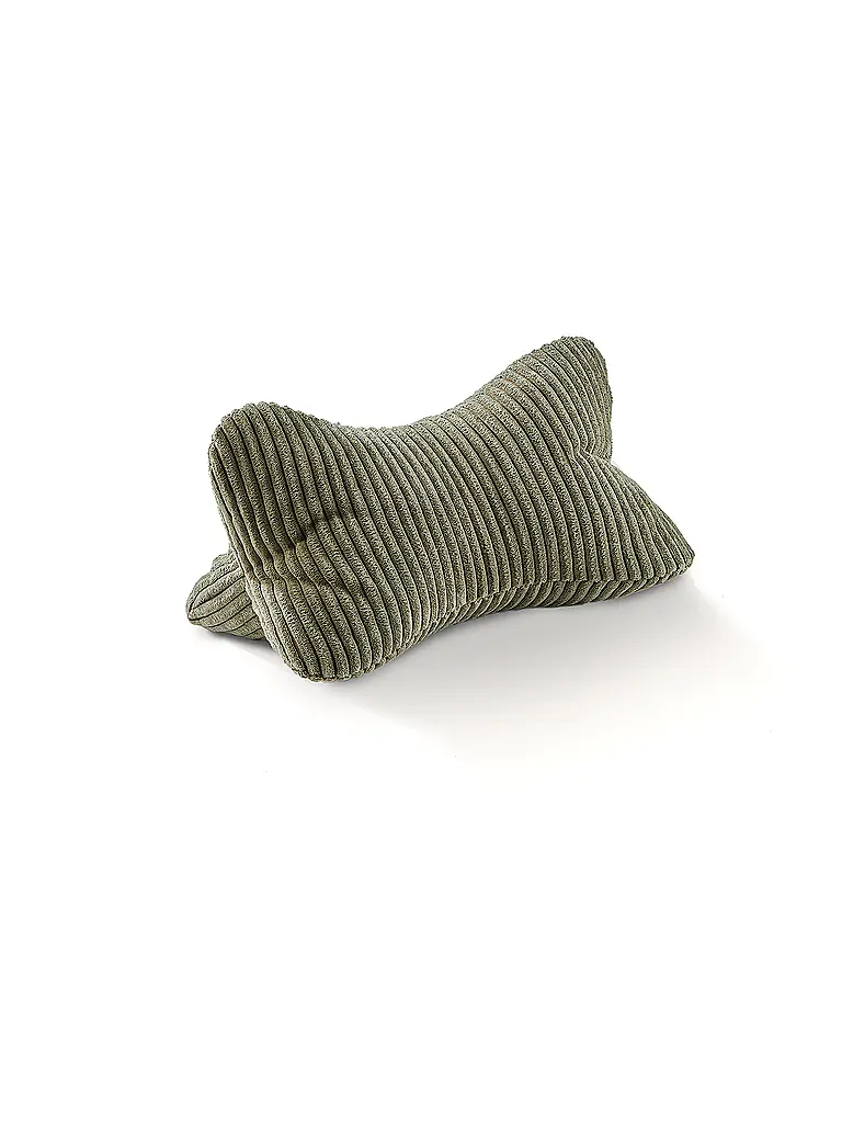 FYNCH-HATTON | Cojín de lectura 37x16cm KARIAMA Kale | Verde oscuro