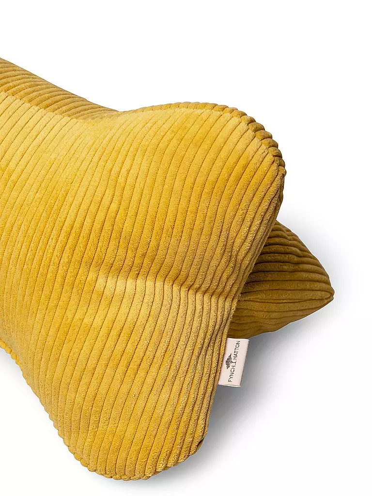 FYNCH-HATTON | Cojín de lectura KARIAMA 37x16cm Mostaza | Amarillo