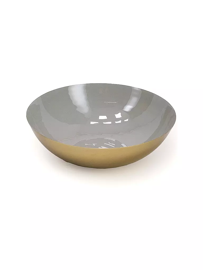 FYNCH-HATTON | Cuenco de metal 25cm NALEDI XLarge Gris Elefante | Gris claro