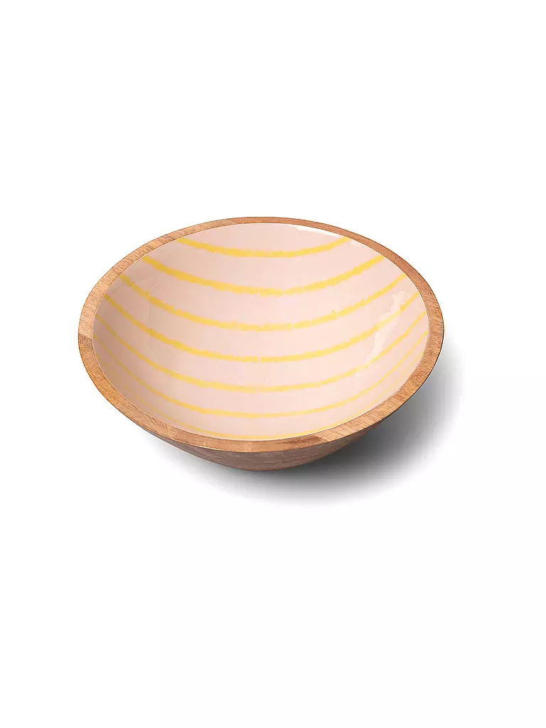FYNCH-HATTON | Cuenco pequeño 20cm SINGITA Lemon Stripe | Amarillo