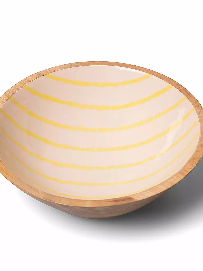 FYNCH-HATTON | Cuenco pequeño 20cm SINGITA Lemon Stripe | Amarillo