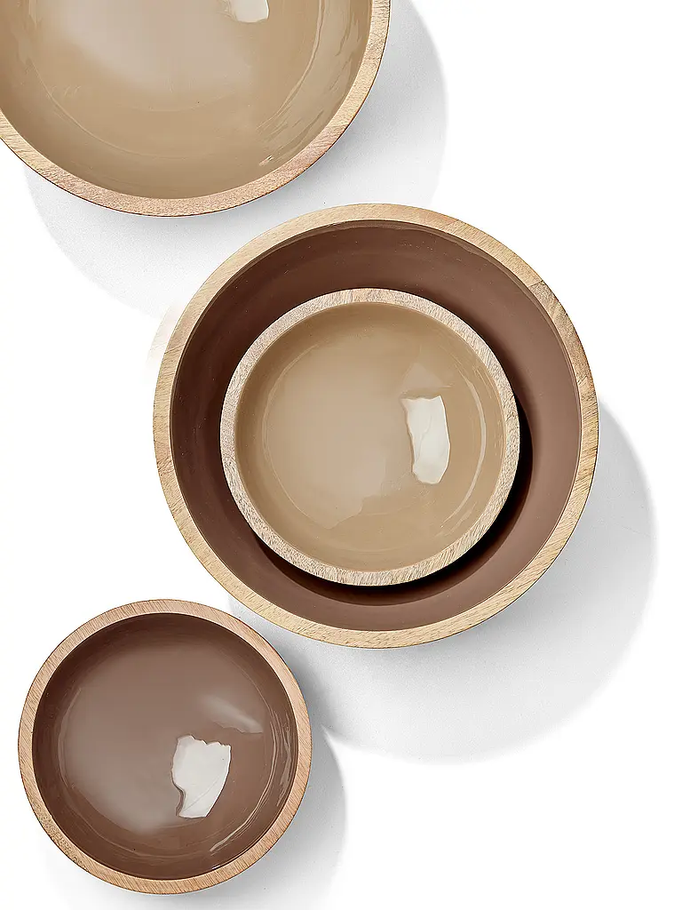 FYNCH-HATTON | Cuenco pequeño 20cm SINGITA Walnut | Marrón claro