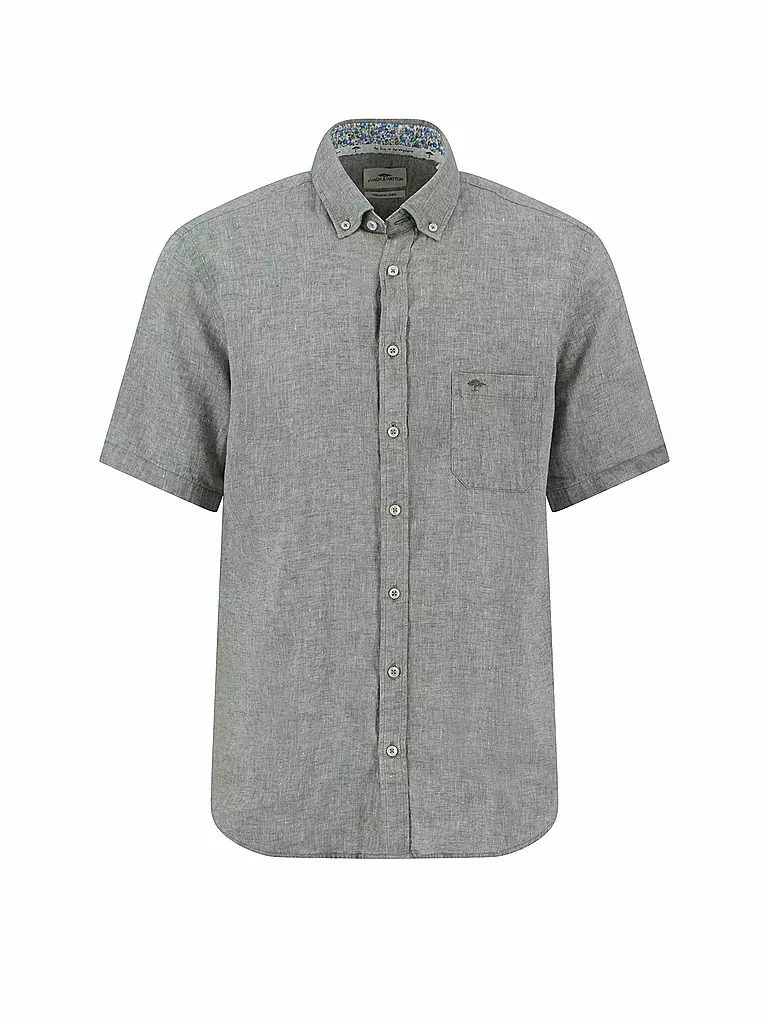 FYNCH-HATTON | Hemd Casual Fit | Oliva