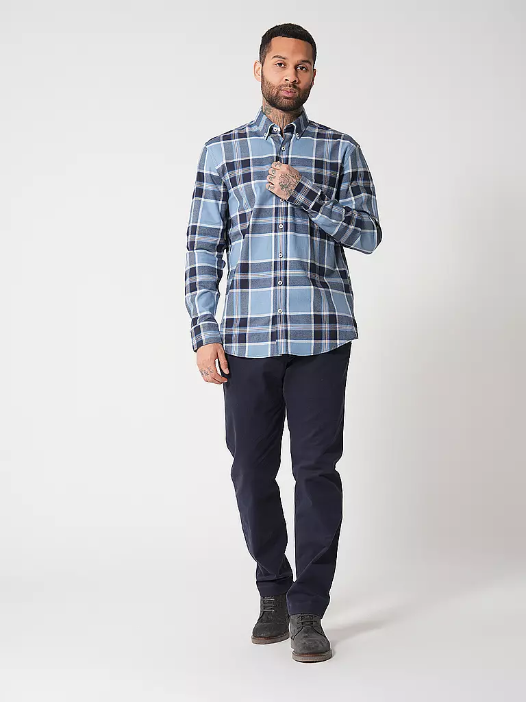 FYNCH-HATTON | Hemd Casual Fit | Azul oscuro