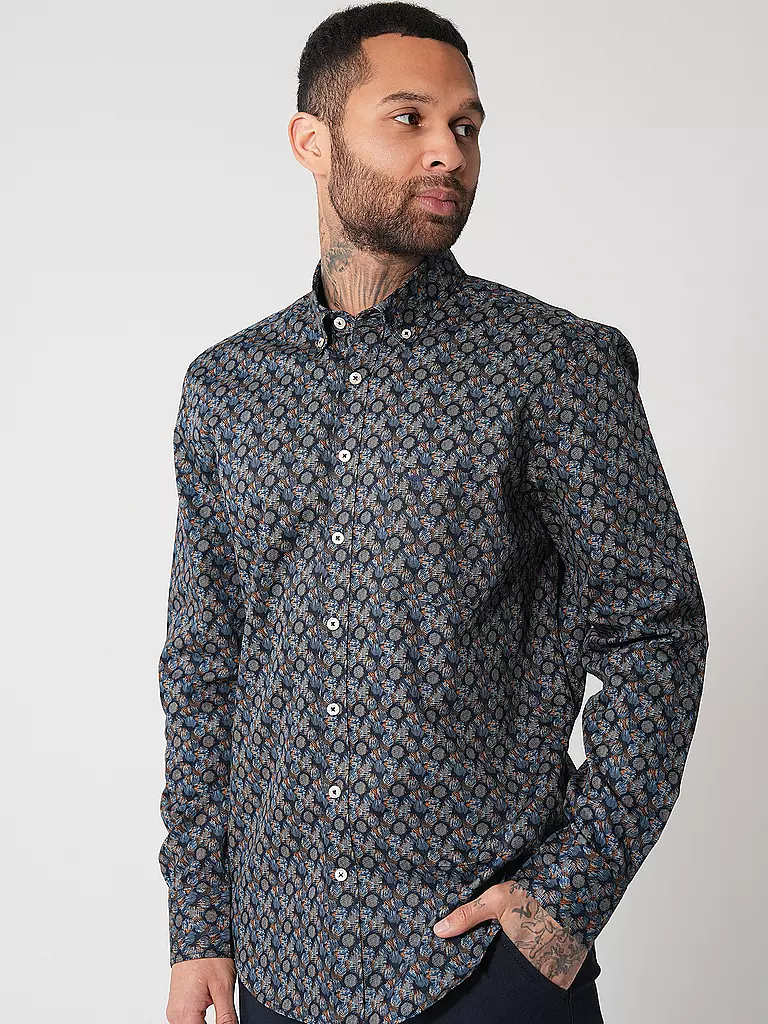FYNCH-HATTON | Hemd Casual Fit | Marrón
