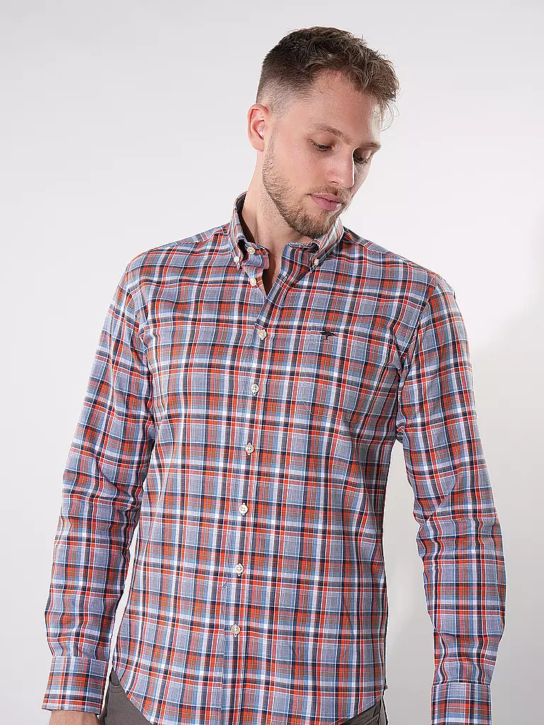 FYNCH-HATTON | Hemd Casual Fit | Naranja