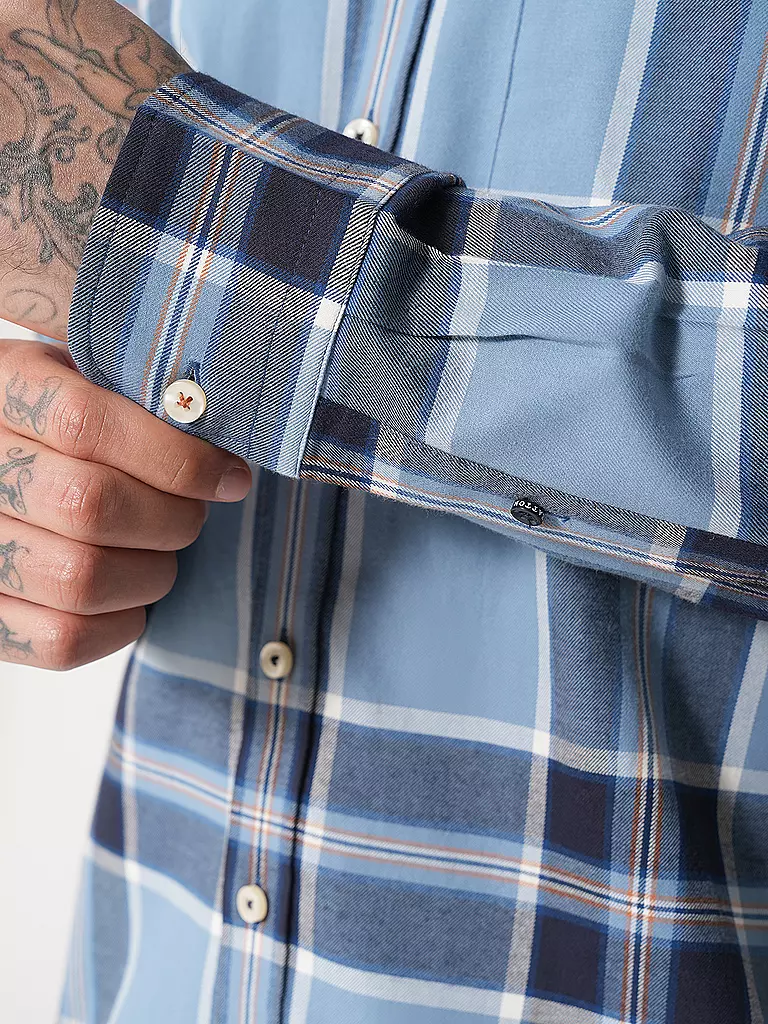 FYNCH-HATTON | Hemd Casual Fit | Azul oscuro