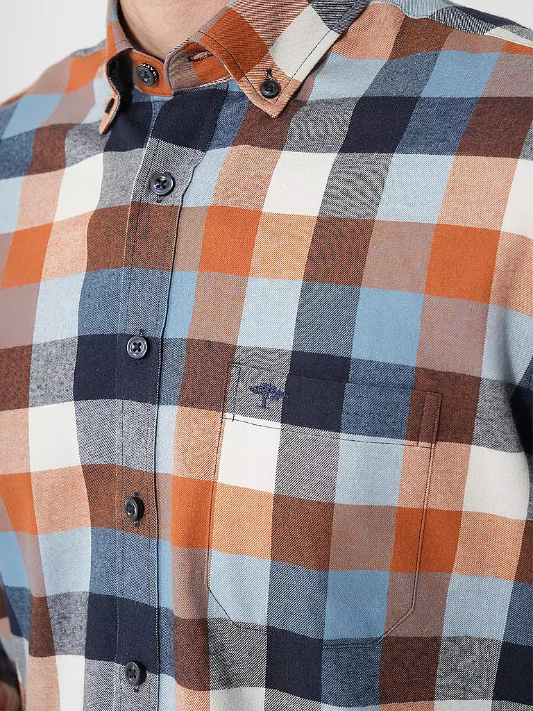 FYNCH-HATTON | Hemd Casual Fit | Marrón