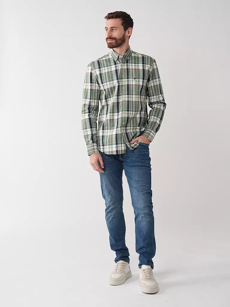 FYNCH-HATTON | Hemd Causal Fit | Verde