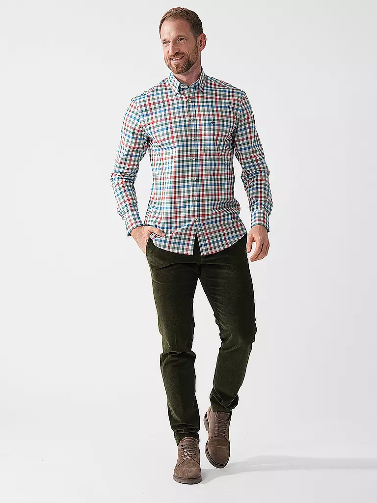 FYNCH-HATTON | Hemd Regular Fit  | Marrón