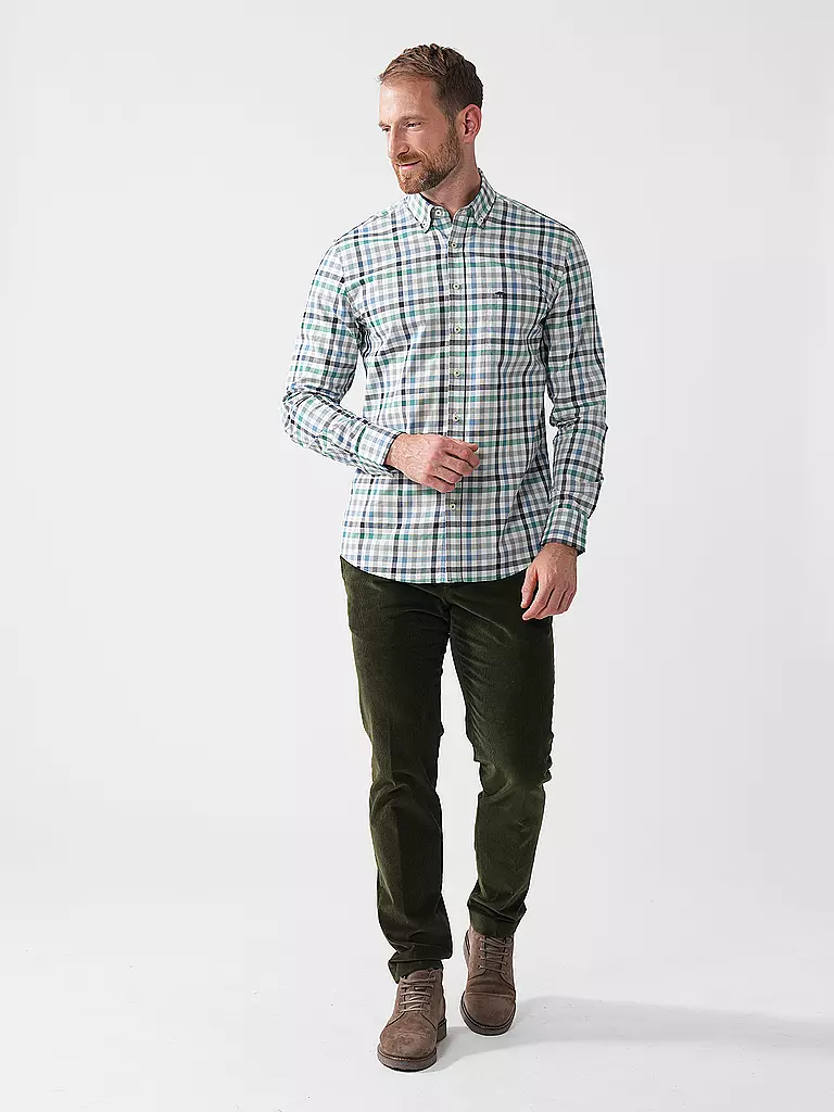 FYNCH-HATTON | Hemd Regular Fit  | Verde claro