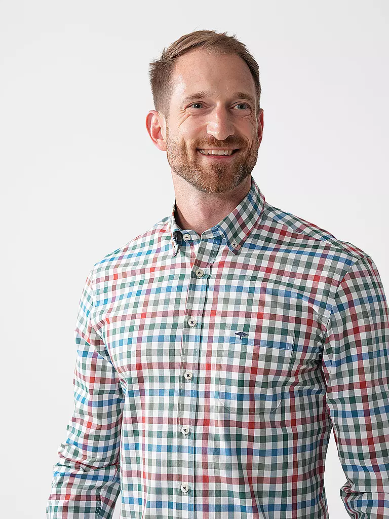 FYNCH-HATTON | Hemd Regular Fit  | Marrón