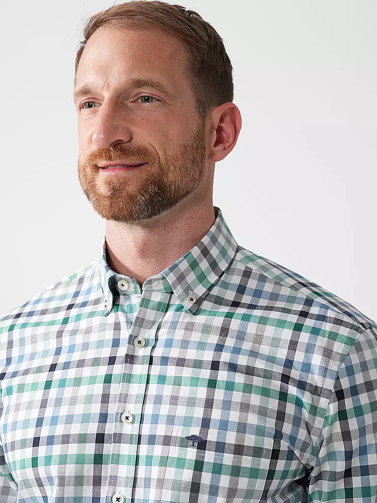 FYNCH-HATTON | Hemd Regular Fit  | Verde claro