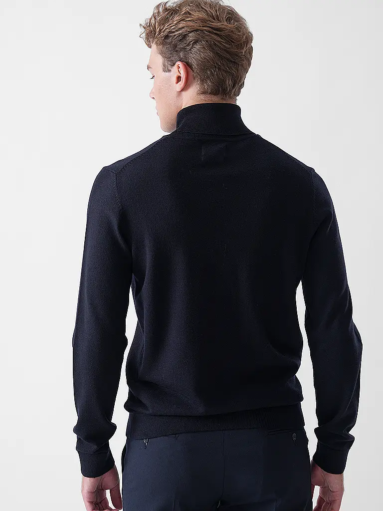 FYNCH-HATTON | Jersey de cuello alto | Azul oscuro