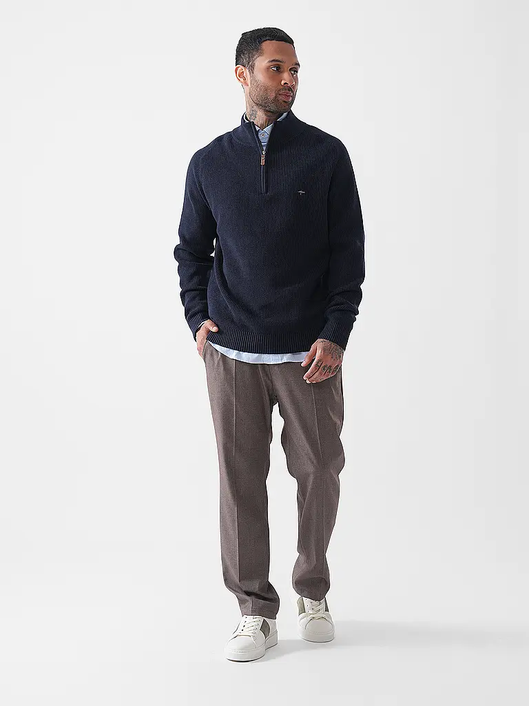 FYNCH-HATTON | Jersey Troyer | Azul oscuro
