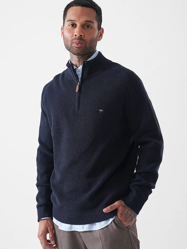 FYNCH-HATTON | Jersey Troyer | Azul oscuro