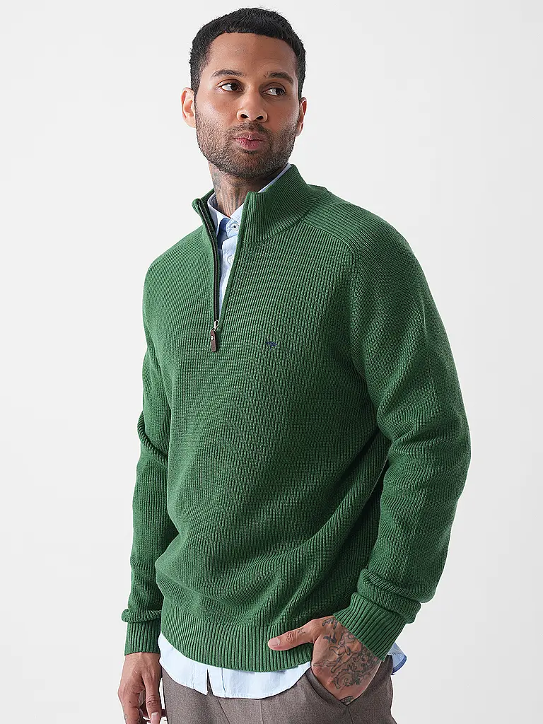 FYNCH-HATTON | Jersey Troyer | Verde oscuro