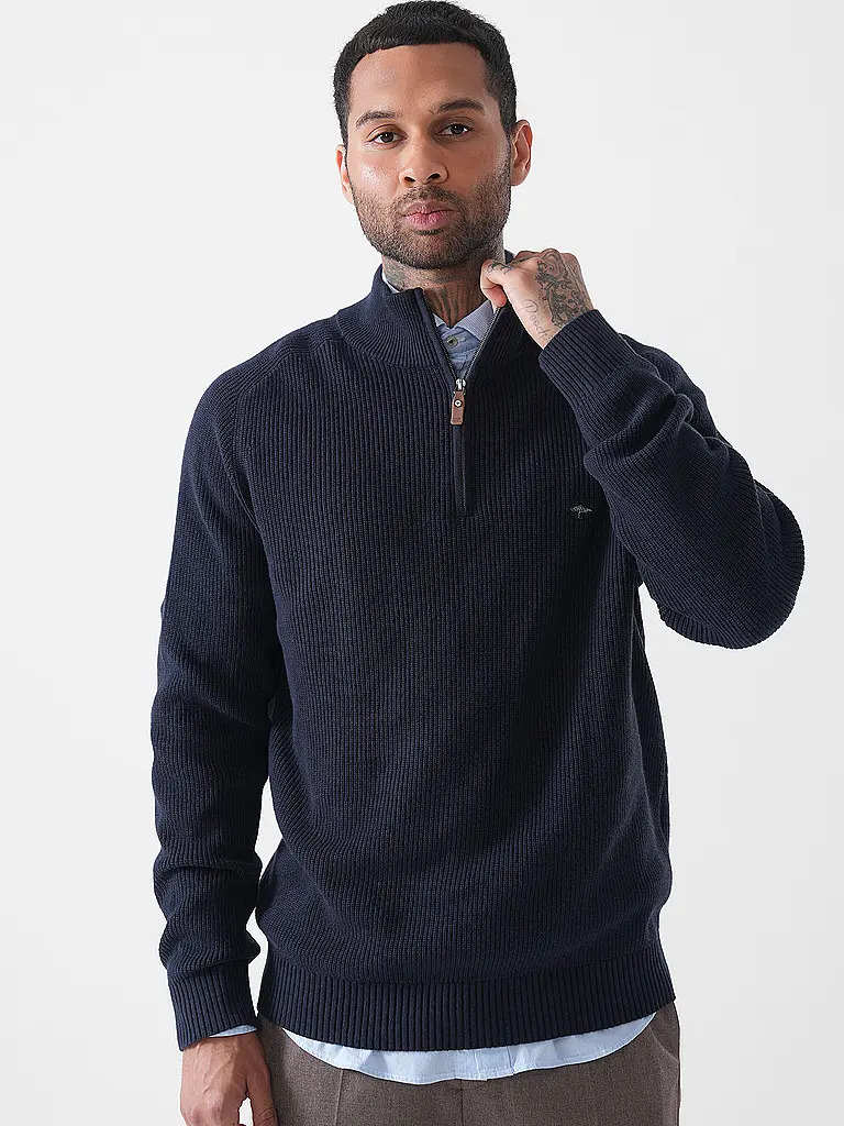 FYNCH-HATTON | Jersey Troyer | Azul oscuro