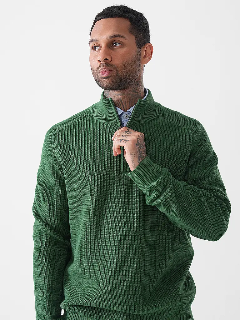 FYNCH-HATTON | Jersey Troyer | Verde oscuro