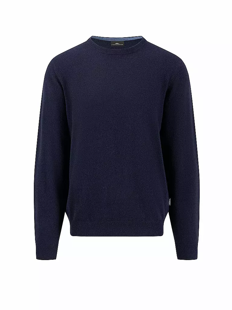 FYNCH-HATTON | Kaschmirpullover | Azul oscuro