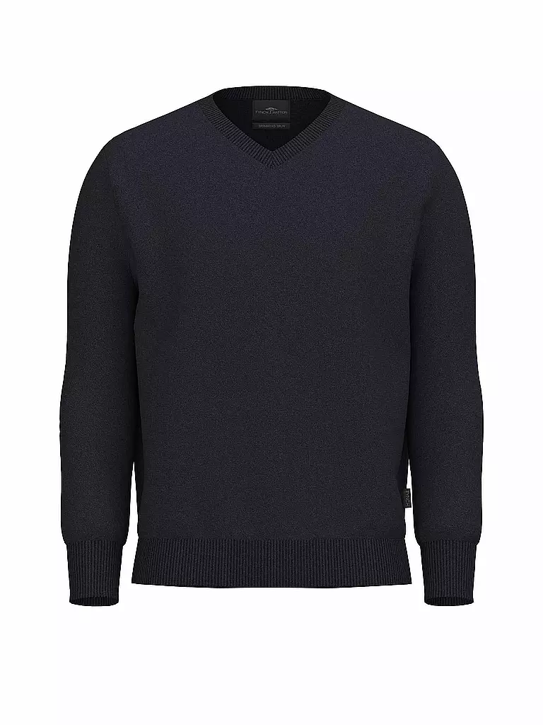 FYNCH-HATTON | Kaschmirpullover | Azul oscuro