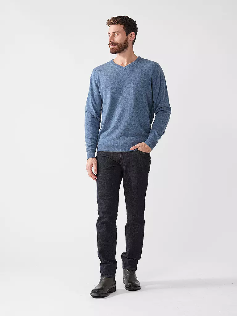 FYNCH-HATTON | Kaschmirpullover | Azul claro