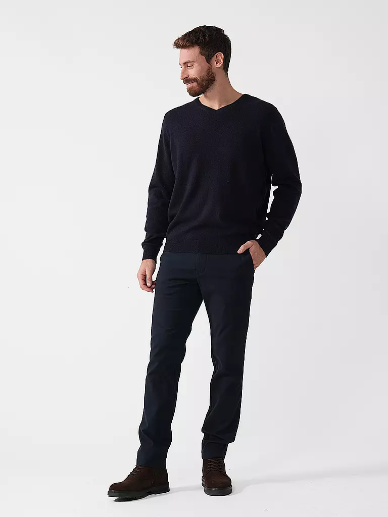 FYNCH-HATTON | Kaschmirpullover | Azul oscuro