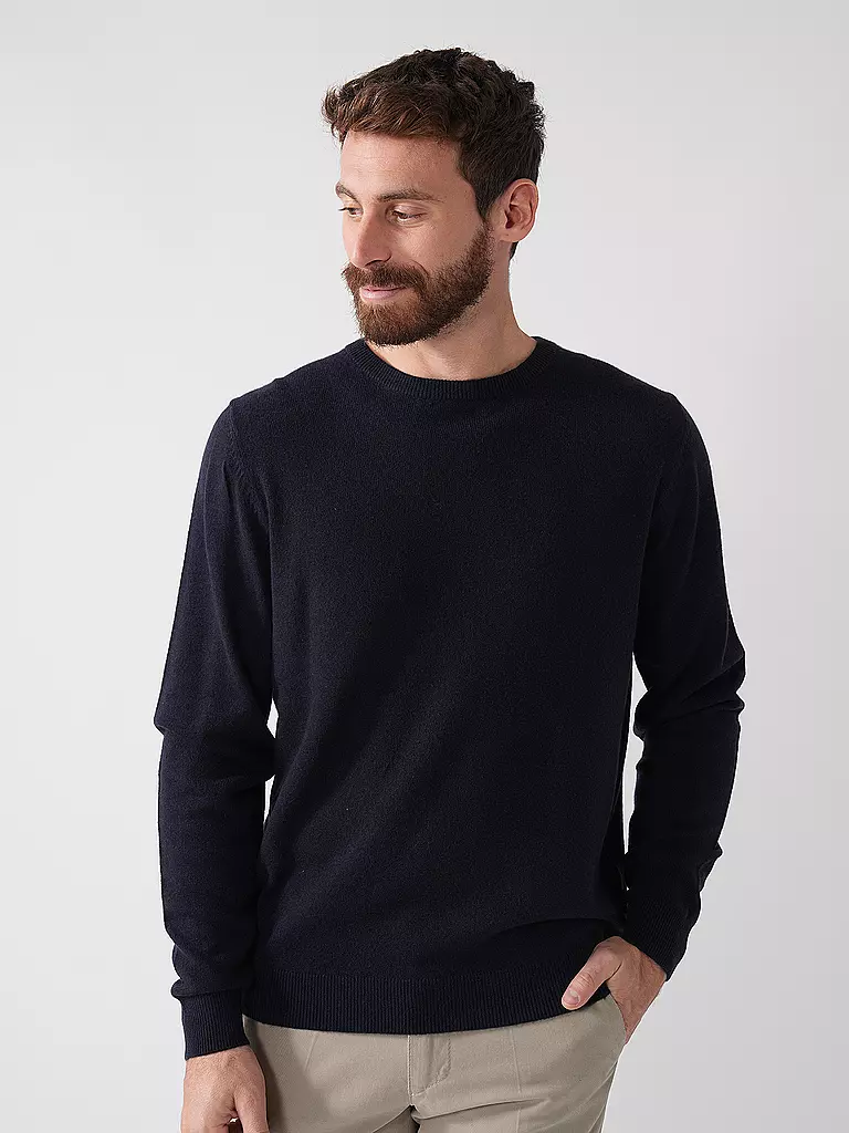 FYNCH-HATTON | Kaschmirpullover | Azul oscuro