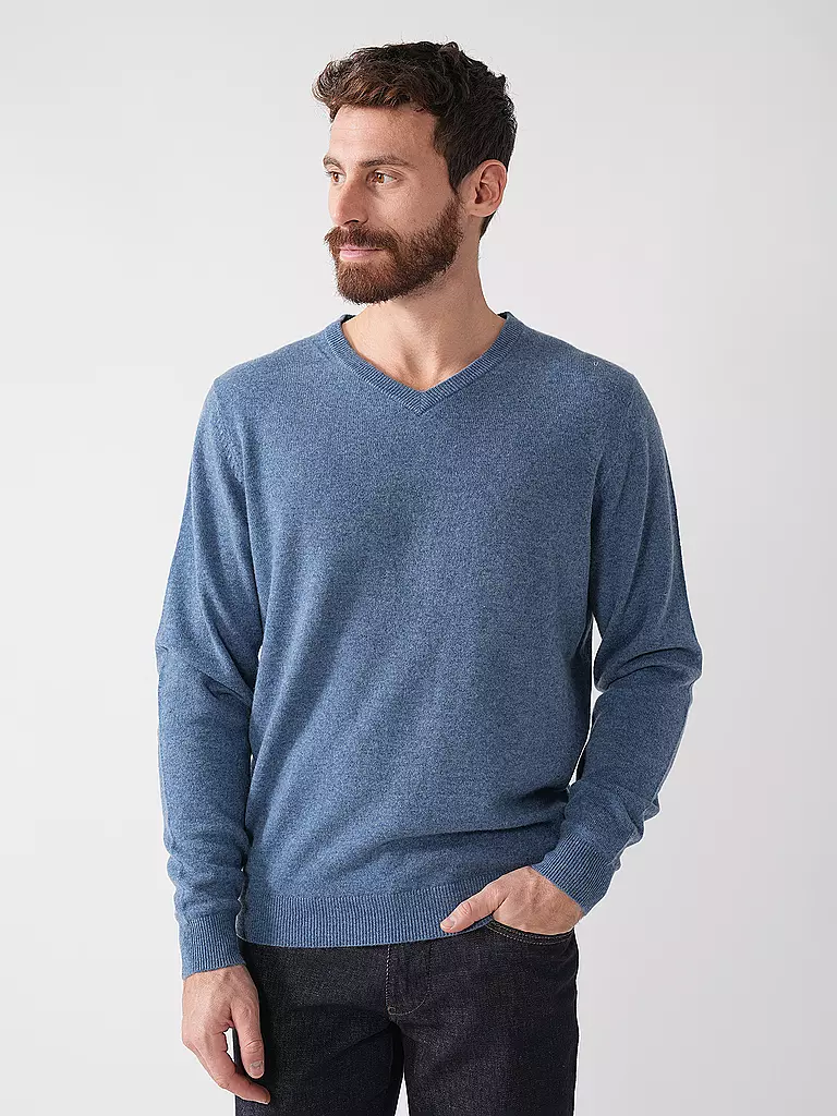 FYNCH-HATTON | Kaschmirpullover | Azul claro