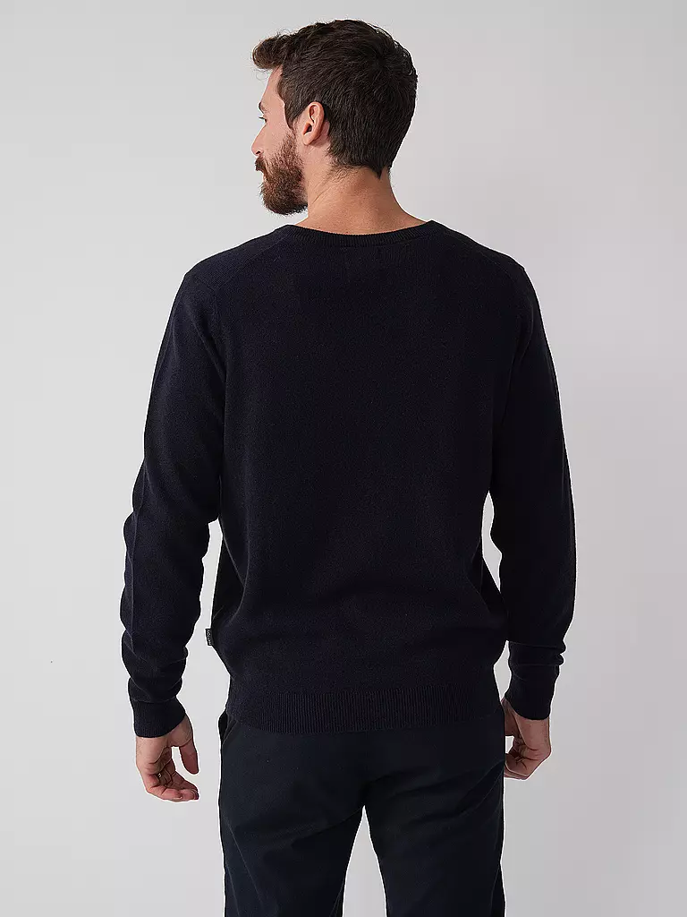 FYNCH-HATTON | Kaschmirpullover | Azul oscuro