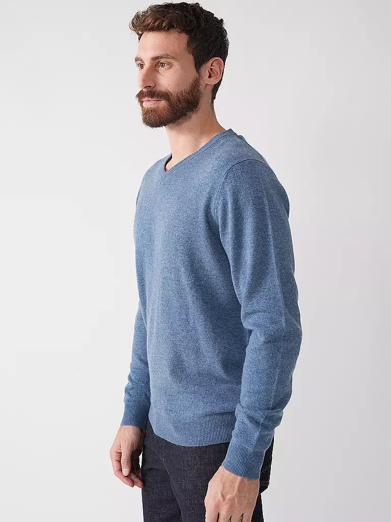 FYNCH-HATTON | Kaschmirpullover | Azul claro