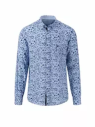FYNCH-HATTON | Leinenhemd Casual Fit | Azul claro