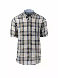 FYNCH-HATTON | Leinenhemd Casual Fit | Oliva