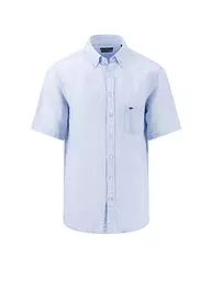 FYNCH-HATTON | Leinenhemd Casual Fit | Azul claro