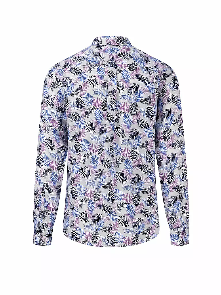 FYNCH-HATTON | Leinenhemd Casual Fit | Lila