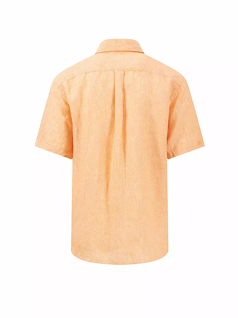 FYNCH-HATTON | Leinenhemd Casual Fit | Naranja