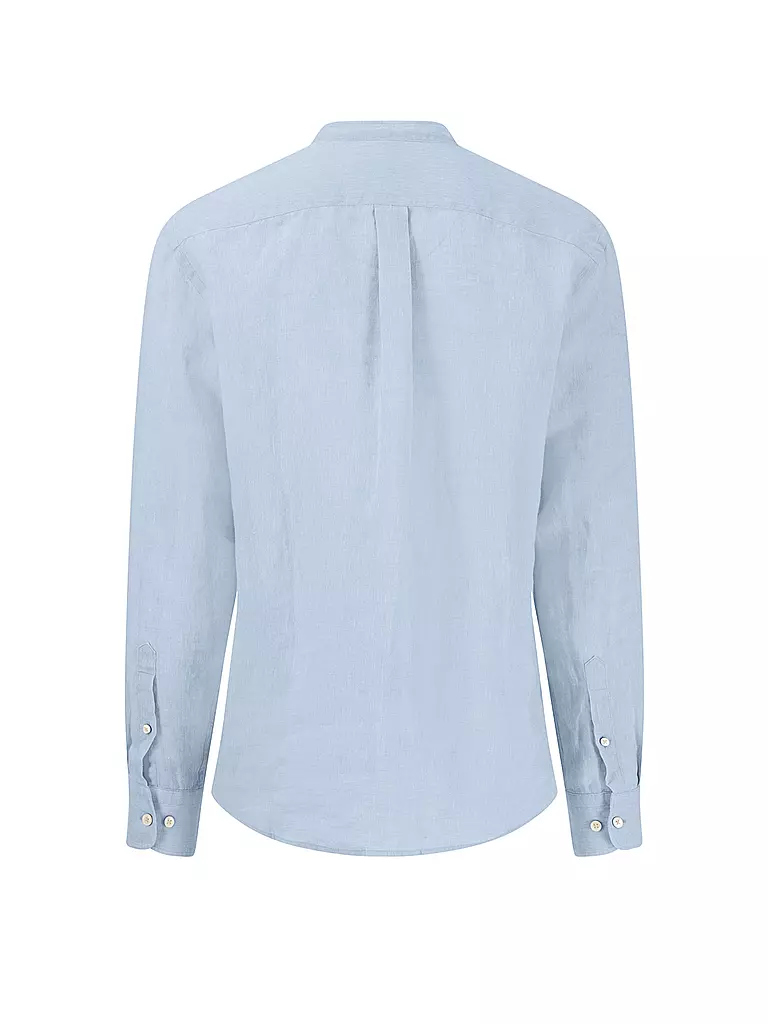 FYNCH-HATTON | Leinenhemd Casual Fit | Azul claro