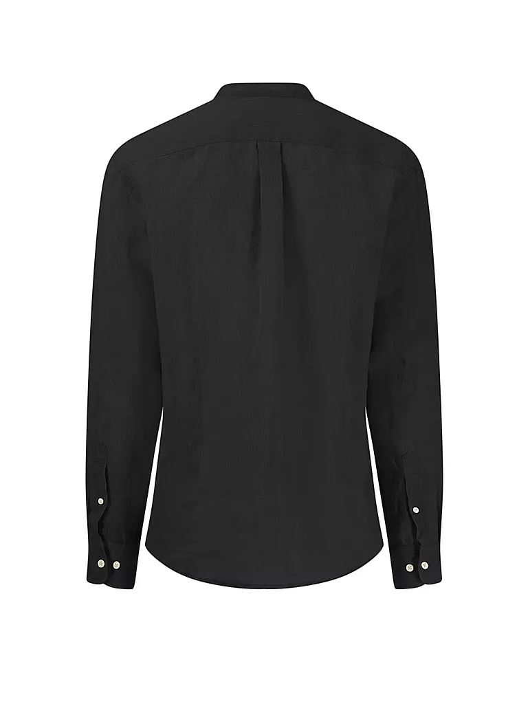 FYNCH-HATTON | Leinenhemd Casual Fit | Negro